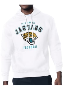 Starter Jacksonville Jaguars Mens White Logo Long Sleeve Hoodie