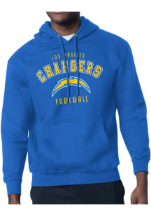 Starter Los Angeles Chargers Mens Blue Logo Long Sleeve Hoodie