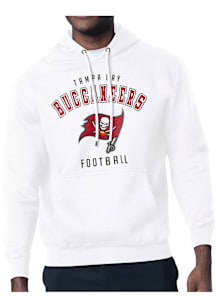 Starter Tampa Bay Buccaneers Mens White Logo Long Sleeve Hoodie