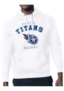 Starter Tennessee Titans Mens White Logo Long Sleeve Hoodie