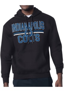 Starter Indianapolis Colts Mens Black Mesh Logo Long Sleeve Hoodie