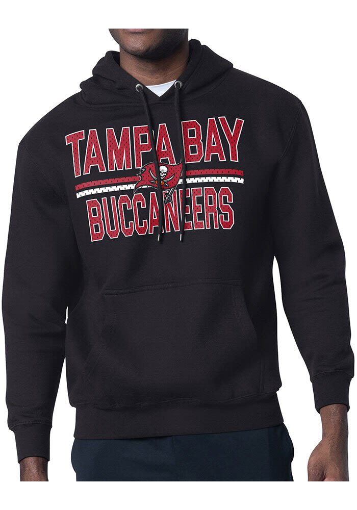 Starter Tampa Bay Buccaneers Mens BLACK Mesh Logo Hoodie 43443658