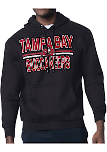 Starter Tampa Bay Buccaneers Mens Black Mesh Logo Long Sleeve Hoodie