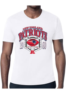 Starter New England Patriots White 80s Logo Short Sleeve T Shirt