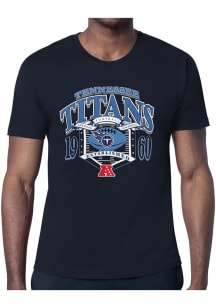 Starter Tennessee Titans Navy Blue 80s Logo Short Sleeve T Shirt