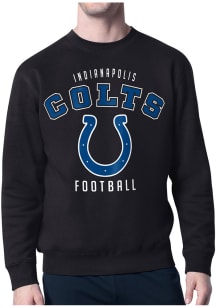 Starter Indianapolis Colts Mens Black Logo Long Sleeve Crew Sweatshirt