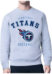 Starter Tennessee Titans Mens Grey Logo Long Sleeve Crew Sweatshirt