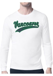 Starter Vancouver Canucks White Tailsweep Long Sleeve T Shirt