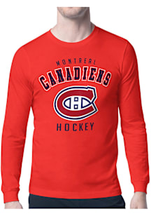 Starter Montreal Canadiens Red Logo Long Sleeve T Shirt