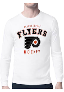 Starter Philadelphia Flyers White Logo Long Sleeve T Shirt