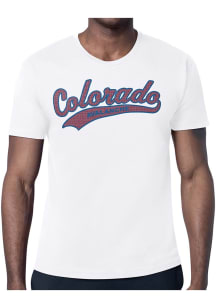 Starter Colorado Avalanche White Tailsweep Short Sleeve T Shirt