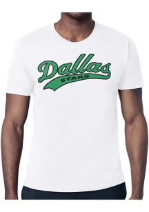 Starter Dallas Stars White Tailsweep Short Sleeve T Shirt