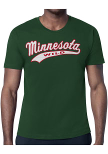 Starter Minnesota Wild Green Tailsweep Short Sleeve T Shirt