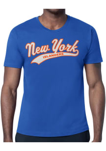 Starter New York Islanders Blue Tailsweep Short Sleeve T Shirt