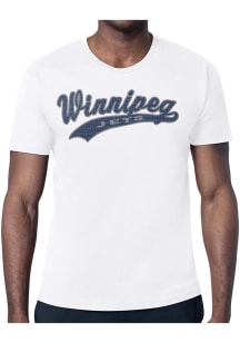 Starter Winnipeg Jets White Tailsweep Short Sleeve T Shirt