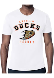 Starter Anaheim Ducks White Logo Short Sleeve T Shirt