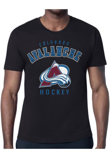 Starter Colorado Avalanche Black Logo Short Sleeve T Shirt