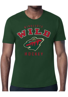 Starter Minnesota Wild Green Logo Short Sleeve T Shirt