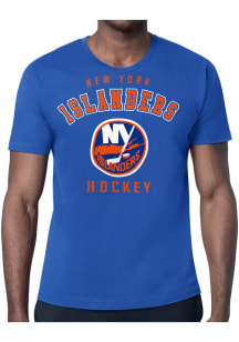 Starter New York Islanders Blue Logo Short Sleeve T Shirt