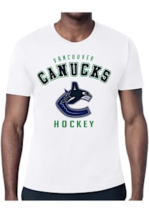Starter Vancouver Canucks White Logo Short Sleeve T Shirt