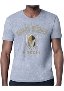 Starter Vegas Golden Knights Grey Logo Short Sleeve T Shirt