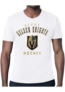Starter Vegas Golden Knights White Logo Short Sleeve T Shirt