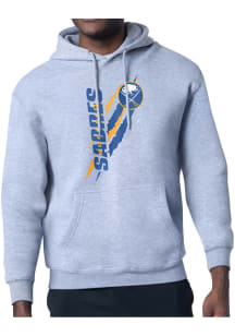 Starter Buffalo Sabres Mens Grey Color Scratch Long Sleeve Hoodie