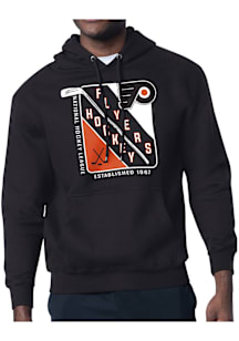 Starter Philadelphia Flyers Mens Black Shield Long Sleeve Hoodie