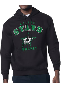 Starter Dallas Stars Mens Black Logo Long Sleeve Hoodie