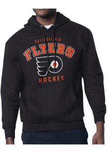 Starter Philadelphia Flyers Mens Black Logo Long Sleeve Hoodie