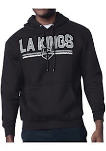 Starter Los Angeles Kings Mens Black Mesh Logo Long Sleeve Hoodie
