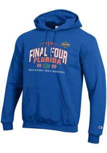 Champion Florida Gators Mens Blue 2025 Final Four Bound Powerblend Long Sleeve Hoodie