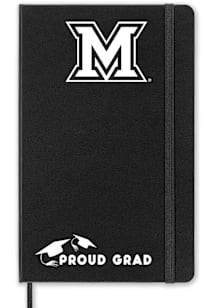 Miami RedHawks Proud Grad team logo Notebook and Folder - Black