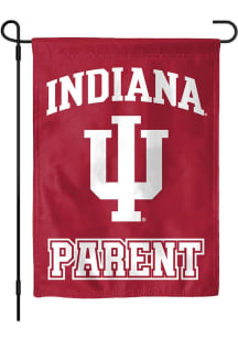 Red Indiana Hoosiers Parent Garden Flag