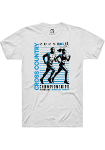 Summit Sportswear Big Ten White 2025 Cross Country Championships Short Sleeve T Shirt