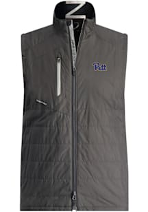 Zero Restriction Pitt Panthers Mens Black Z625 Sleeveless Jacket