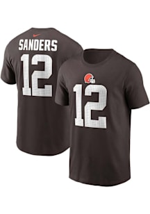 Shedeur Sanders Cleveland Browns Brown Home Short Sleeve Player T Shirt