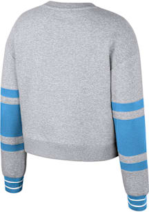 Philadelphia Union Womens Grey Scrimmage Crop Crew Sweatshirt