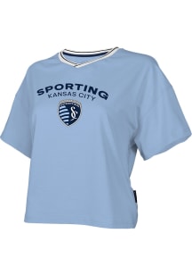 Sporting Kansas City Womens Light Blue Roar Short Sleeve T-Shirt