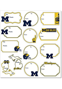 Michigan Wolverines Team Logo 8"x10" Gift Tags