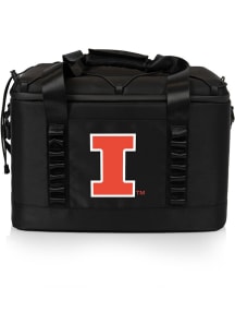 Illinois Fighting Illini Picnic Time Eco-Friendly Tote Bag - Black