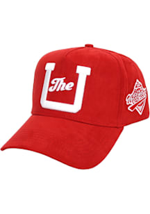 Utah Utes Suede Adjustable Hat - Red