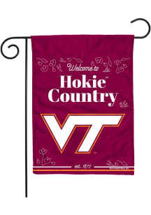 Virginia Tech Hokies 13x18 Double Sided Garden Flag - Maroon