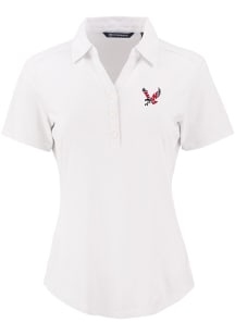 Cutter and Buck Eastern Washington Eagles Womens White Forge Eco Polo Short Sleeve Polo Shirt