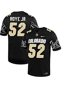 Andre Roye Jr  Nike Colorado Buffaloes Black NIL Name And Number Football Jersey