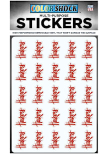 Nebraska Cornhuskers Script Stickers -