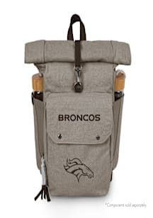 Denver Broncos Brown Roll Top Cooler Tote
