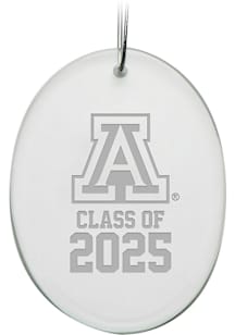 Arizona Wildcats Class of 2025 Oval Ornament - White