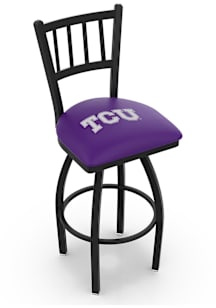 TCU Horned Frogs Swivel Counter Pub Stool - Black