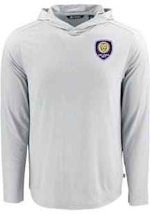 Cutter and Buck Orlando City SC Mens Grey Coastline Eco Hood